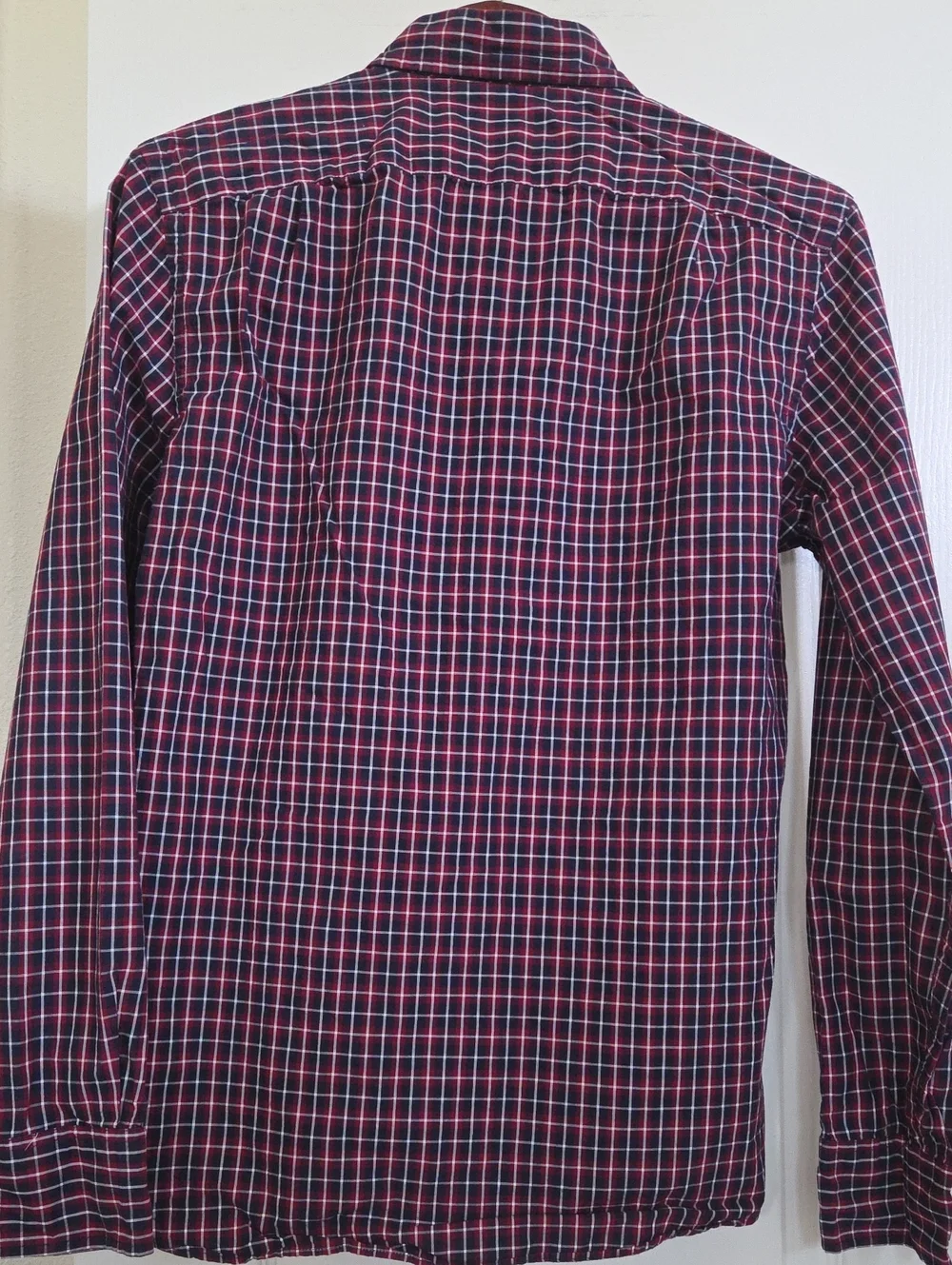 J. Crew Red White And Blue Long Sleeved Button Up Shirt!